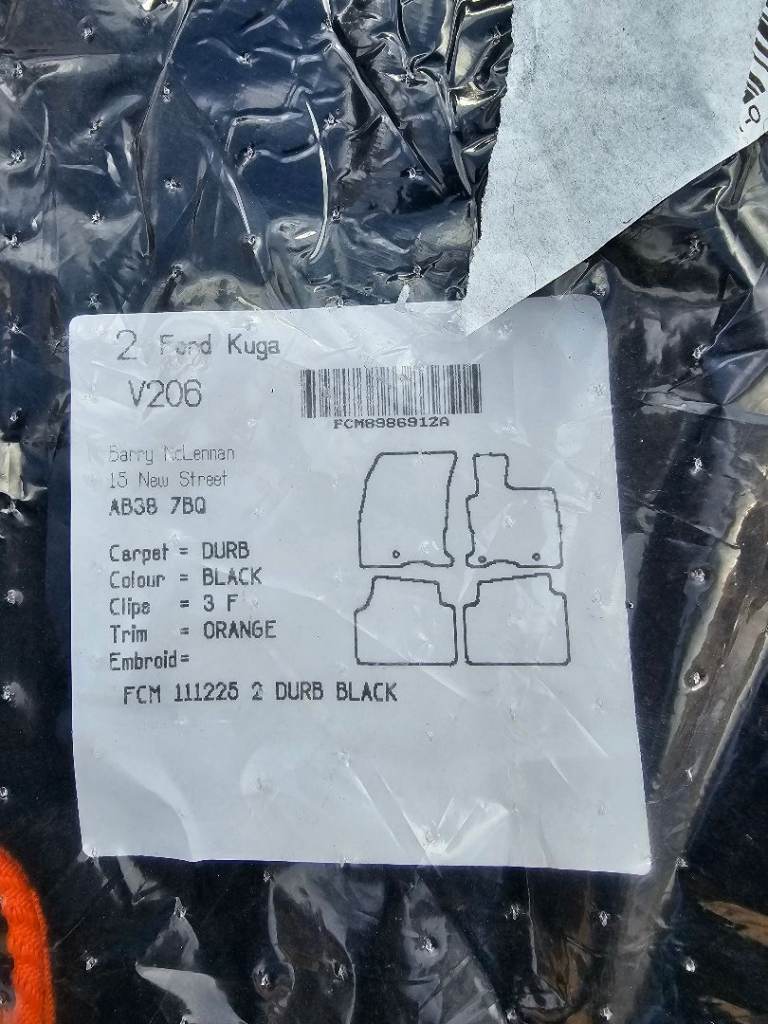 Ford Kuga floor mats