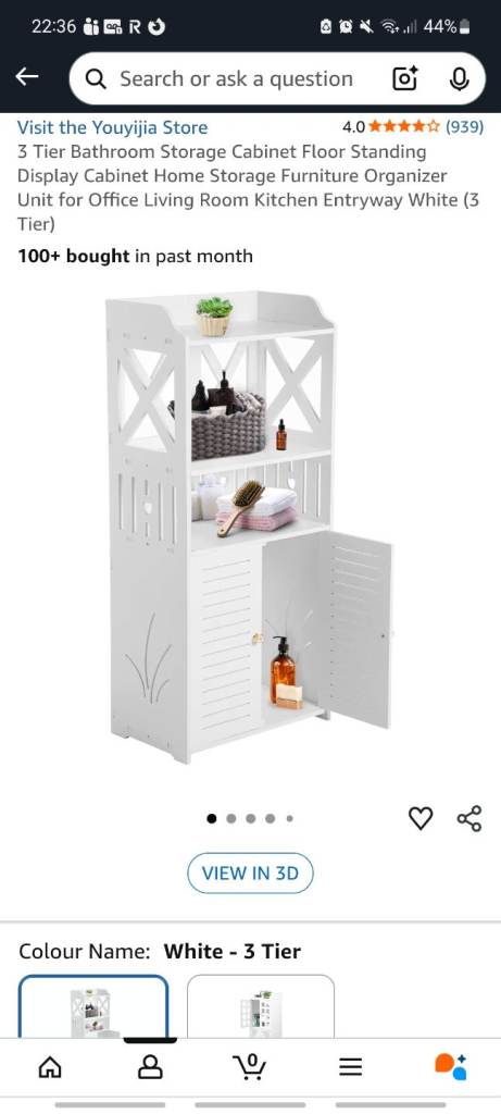 Bathroom storage cabinet (se165st)