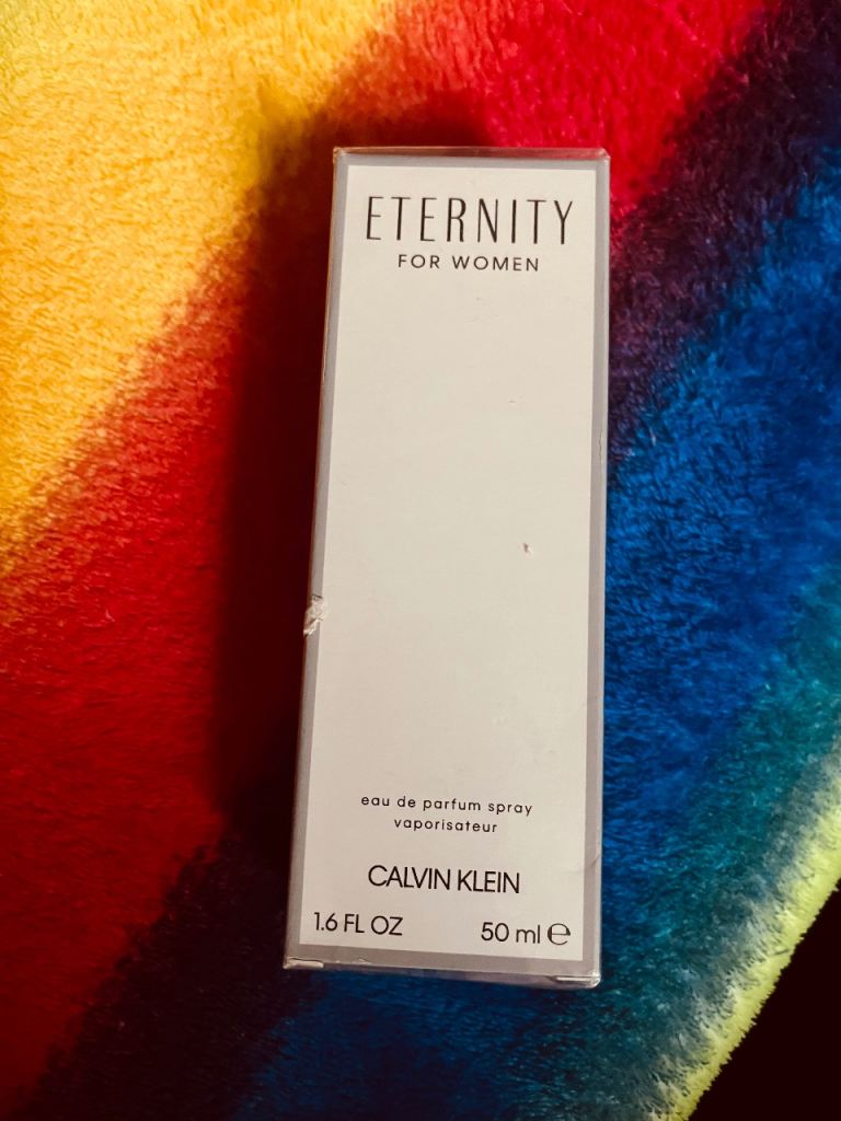 NEW-NEVER OPENED. Kelvin Klein -ETERNITY-Perfume-Spray. 50ml’s. 