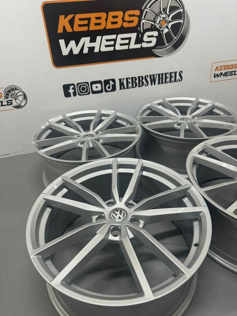 * FINANCE AVAILABLE* 19" VW GOLF R PRETORIA STYLE ALLOY WHEELS AUDI A3 S3 GOLF MK5 MK6 MK7 MK7.5 MK8