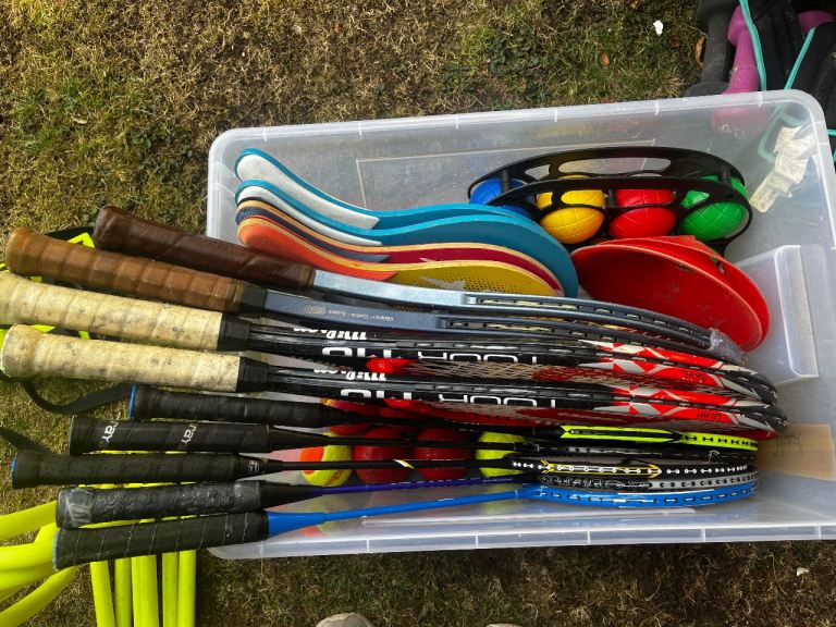 Garden games (tennis/badminton rackets ect)