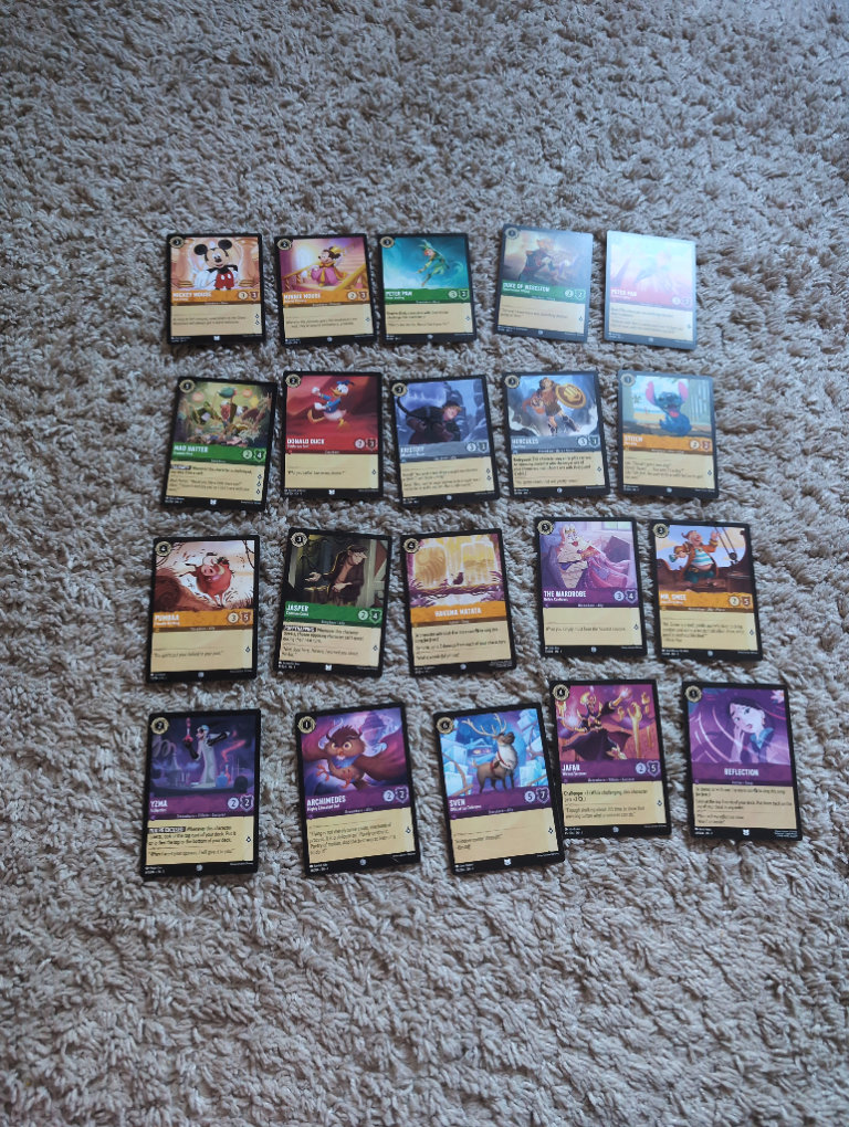 Lorcana first series cards