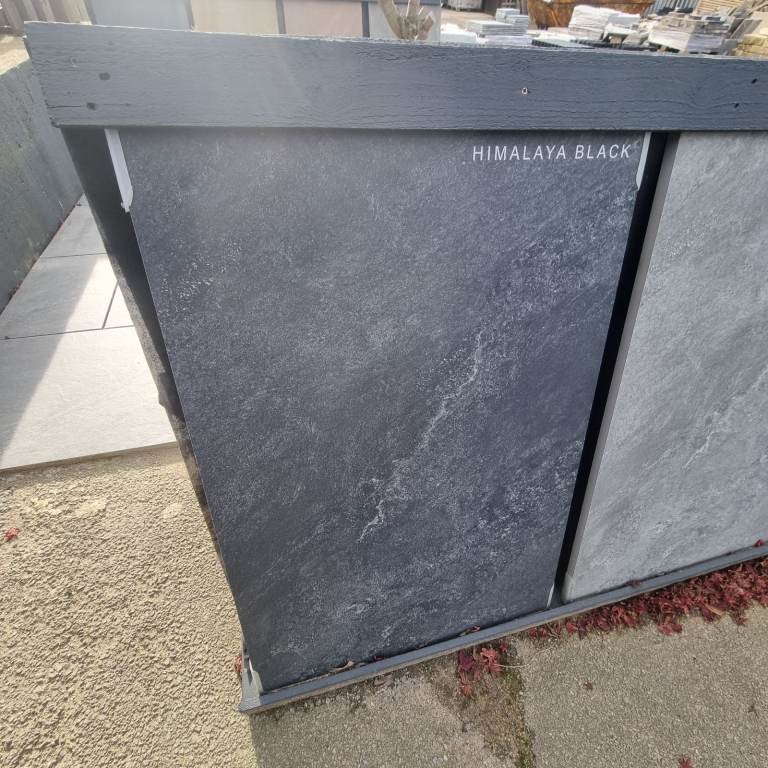Himalayan Black Porcelain Paving 