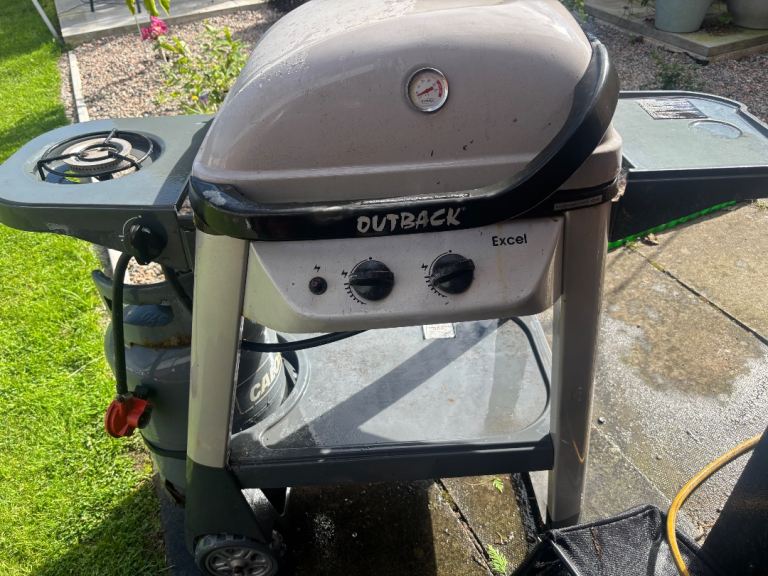 Outback Excel Gas BBQ with Side Burner