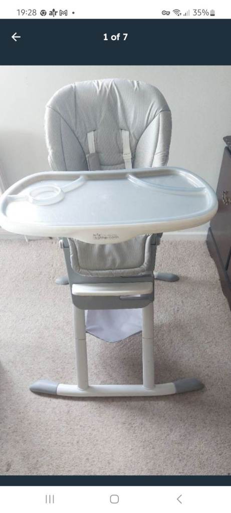 Joie Mimzy Spin high chair. 