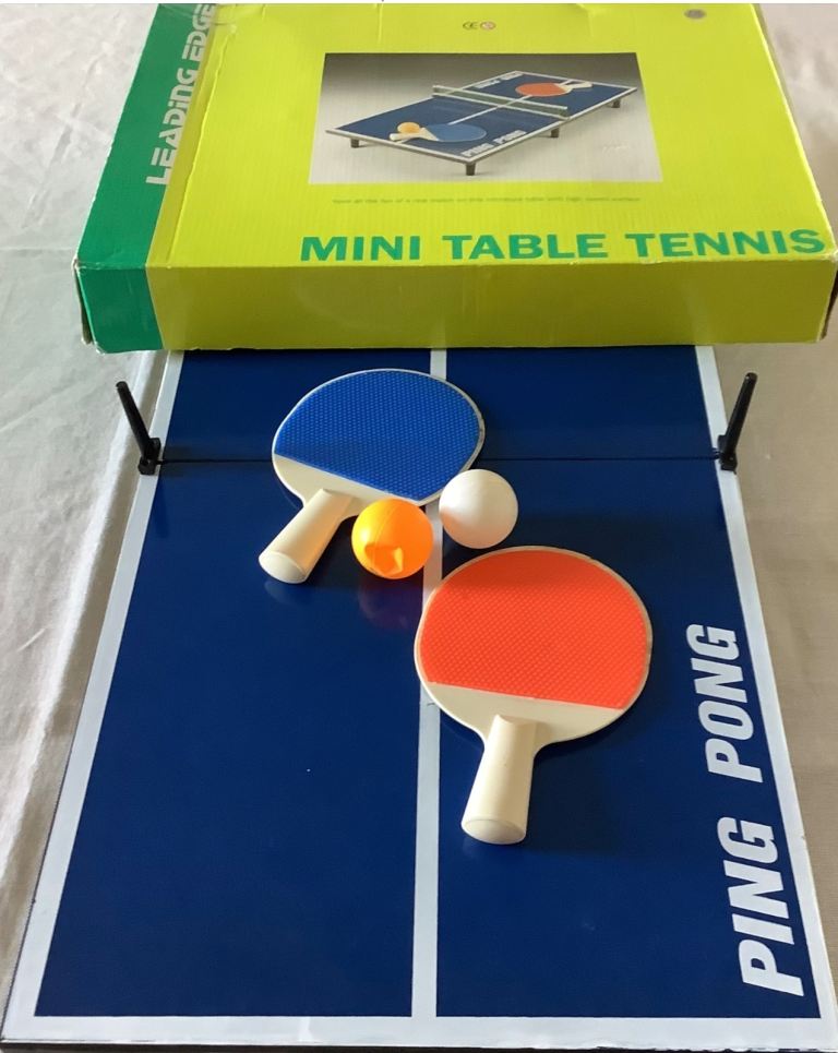 Mini Folding Table Tennis set with bats & Ball