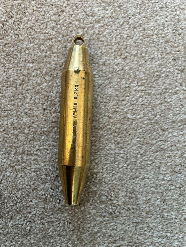 Solid Brass Sounding Tape Weight
