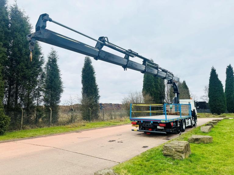 2016 (66) DAF CF 460 8X2 RLA & STEER FLAT, HIAB 658 REMOTE CRANE, SLPR, EURO 6