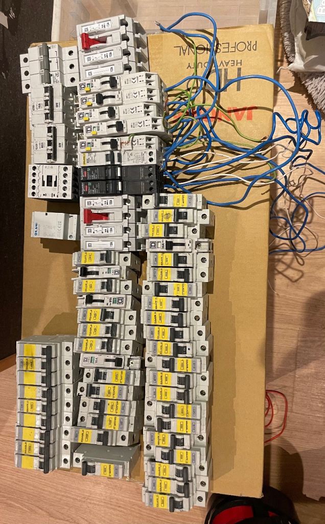 Job Lot of Various Circuit Breakers & RCDs - Good Condition