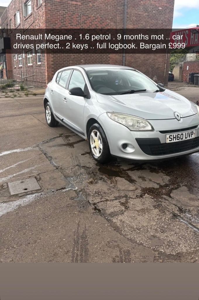 Renault, MEGANE, Hatchback, 2010, Manual, 1598 (cc), 5 doors