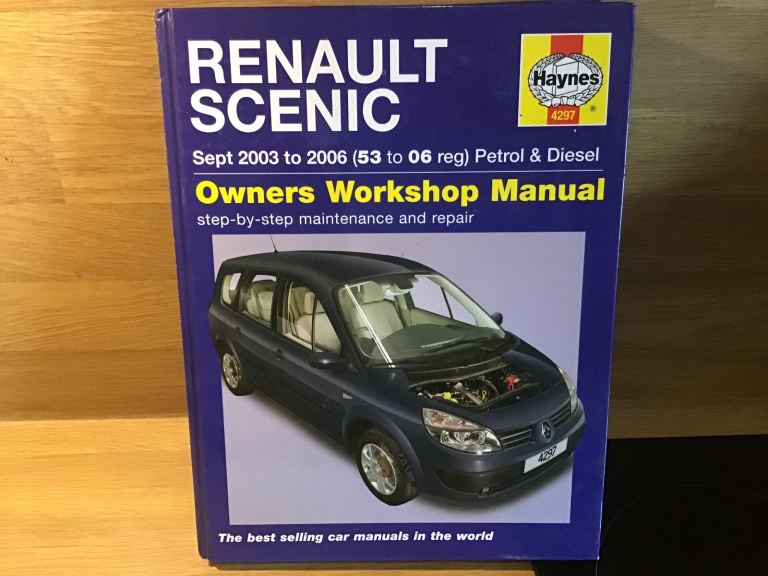 Haynes 4297 Renault Scenic 2003 To 2006 Petrol Diesel Workshop Manual