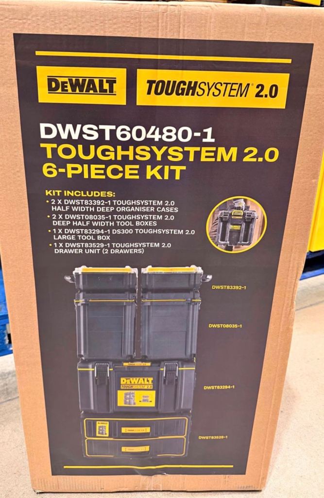 DeWalt ToughSystem 2.0 6-Piece Tool Storage Kit – Brand New