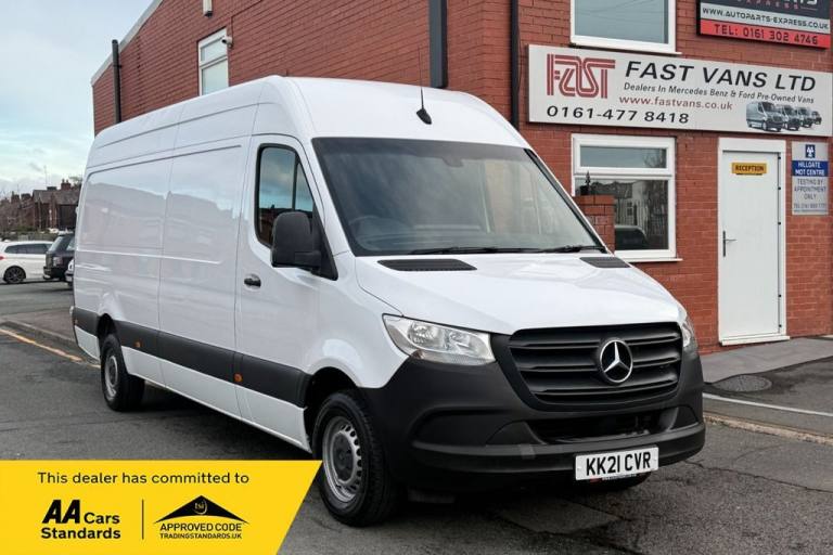 2019 Mercedes-Benz Sprinter 2.0 315 PROGRESSIVE CDI LWB HIGH ROOF 150 BHP PANEL VAN Diesel Manual