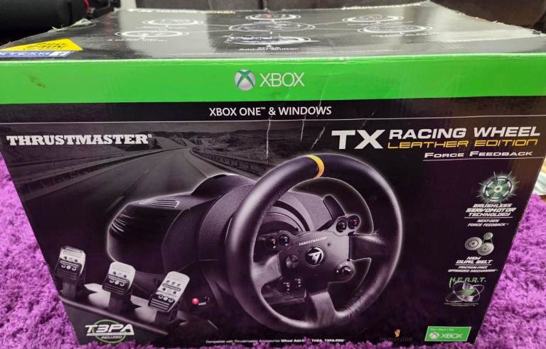 Thrustmaster TX Leather Edition – Steering Wheel & Pedals (Xbox Series X|S / Xbox One / PC)