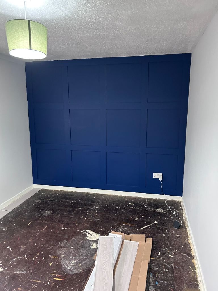 Feature wall panelling 