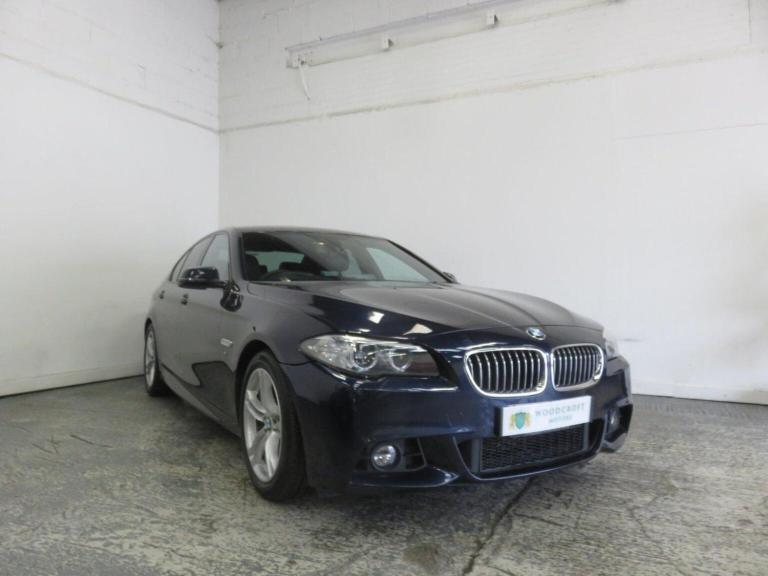 BMW 5 SERIES 2.0 520D M SPORT Blue Auto Diesel, 2013