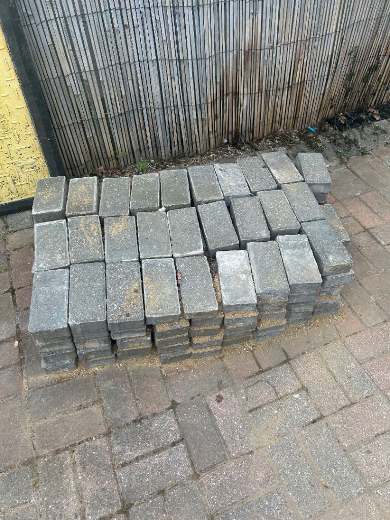 Grey paving stones