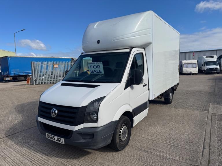 2015 VOLKSWAGEN CRAFTER CR35 2.0 TDI 109PS LWB 14ft LUTON BOX VAN WITH TAIL LIFT