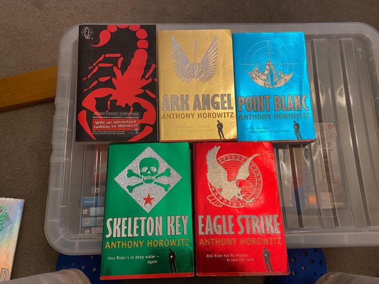 6 boooks in Alex Rider series by Anthony Horowitz 