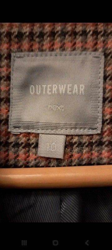 Next tweed winter coat.