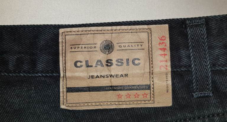 Mens Black Jeans Marks & Spencers (6919 184)