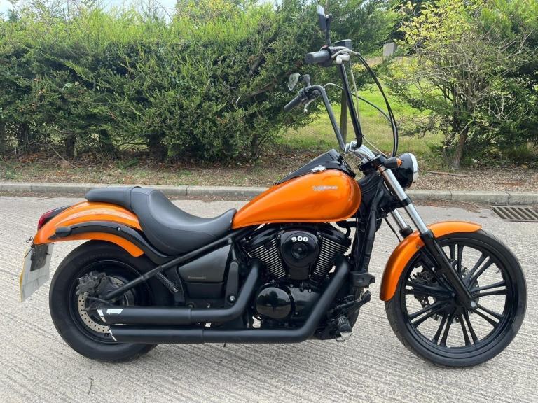 2014 14 KAWASAKI VN 900 CCFA CUSTOM VN900 CU VANCE  HINES CRUSIER APE HANGERS