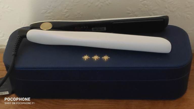 As new GHD hair styling tongs