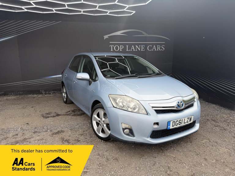 2011 Toyota Auris 1.8 VVT-h T Spirit CVT Euro 5 (s/s) 5dr HATCHBACK Petrol/Electric Hybrid Automatic