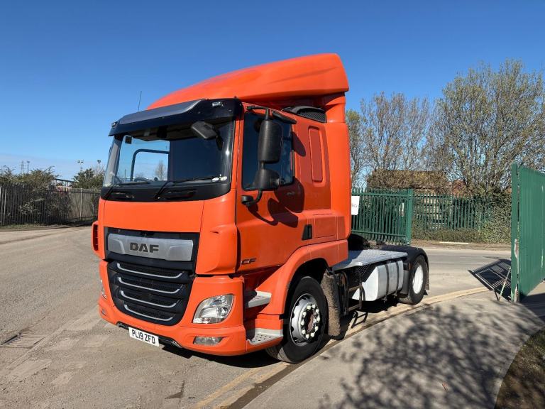 2019 DAF CF 450 4x2 sleeper tractor unit air conditioning 