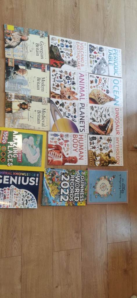 £5 for whole set DK eyewitness+ free other books