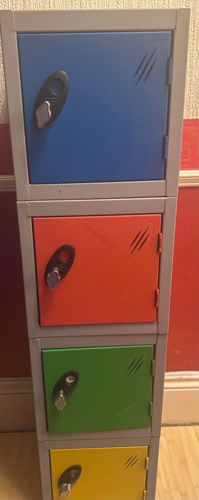 Metal storage lockers 