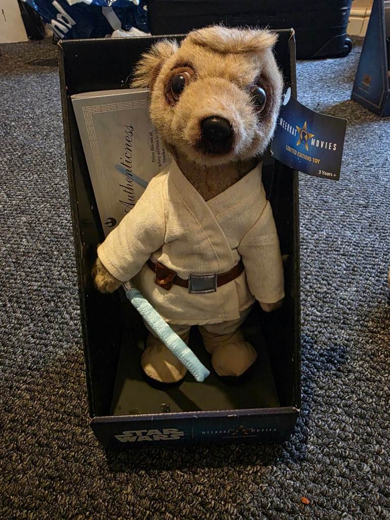 Aleksandr as Luke Skywalker Star Wars Meerkat Movies Soft Toy