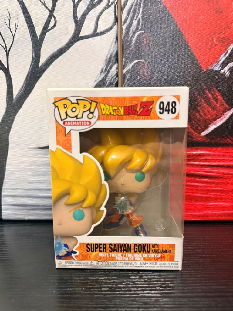 Funko Pop! Dragon Ball Z Super Saiyan Goku #948 - As Good As New