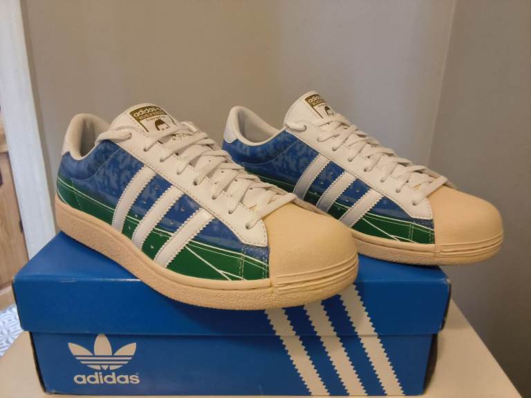 Adidas Vintage Wilhelm Bungert Multicoloured Tennis Trainers. 