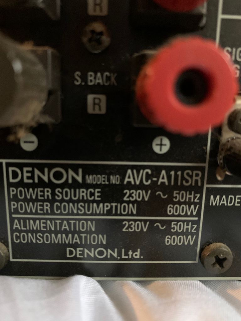 Denon home cinema amplifier
