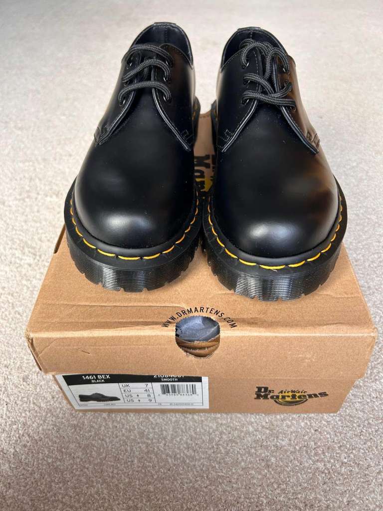 BRAND NEW Dr. Martens 1461 Bex Smooth Leather Oxford Shoes - BOX FRESH