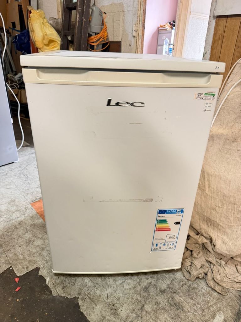 Lec Under Counter Fridge - White, Good Condition