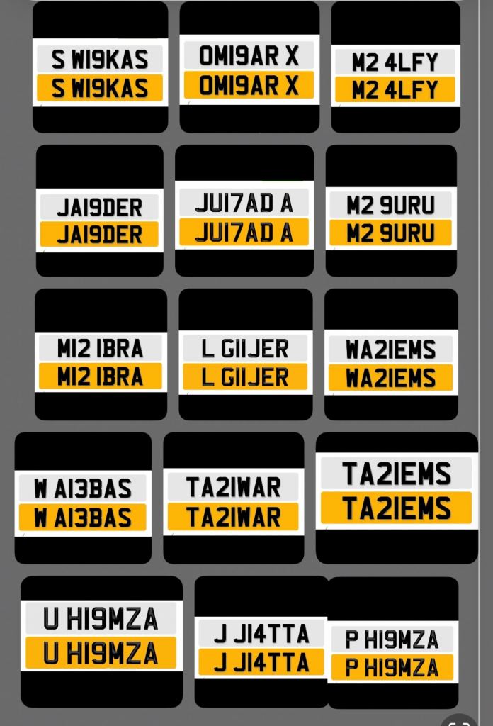 Private Cherished Number Plate - NEW REGS LOADS IN 