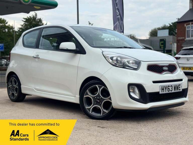 2013 Kia Picanto 1.25 White EcoDynamics 3dr HATCHBACK PETROL Manual