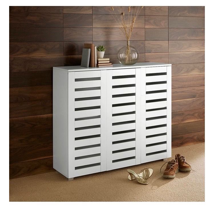 B&Q White Storage /Shoe Unit