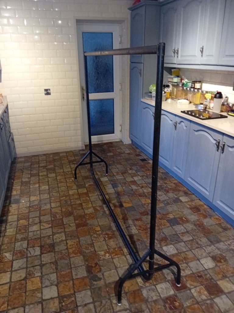 Heavy duty clothes rail  approx 70 inches