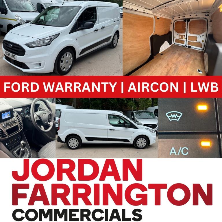 2024 FORD TRANSIT CONNECT 1.5 230 TREND LWB EURO 6 ULEZ FORD WARRANTY**AIR-CON**