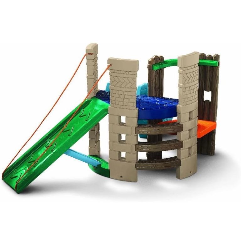 Little Tikes Multi-Coloured Garden Climber with Slide – Good Condition