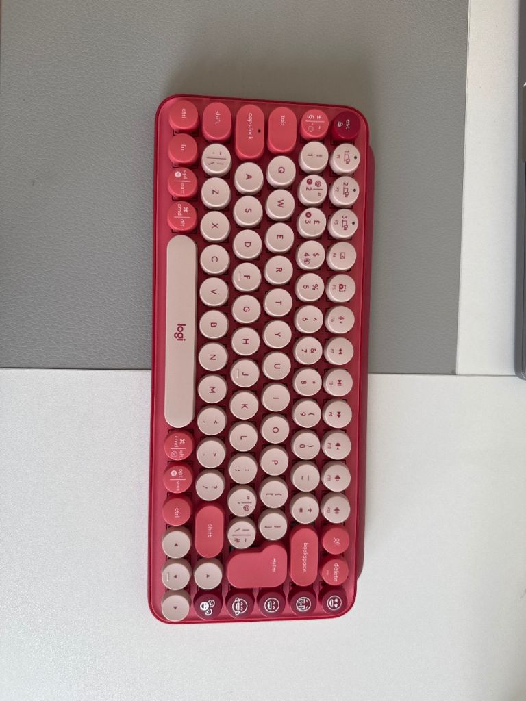 Logitech Wireless Keyboard – Pink, As Good As New