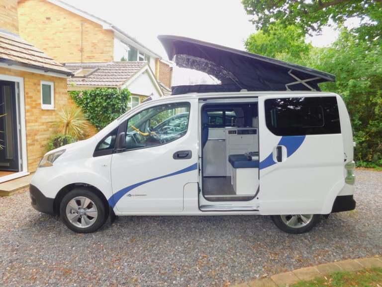Sussex Campervans Nissan EV200 AUTOMATIC 2 to 3 Berth All Electric Campervan.