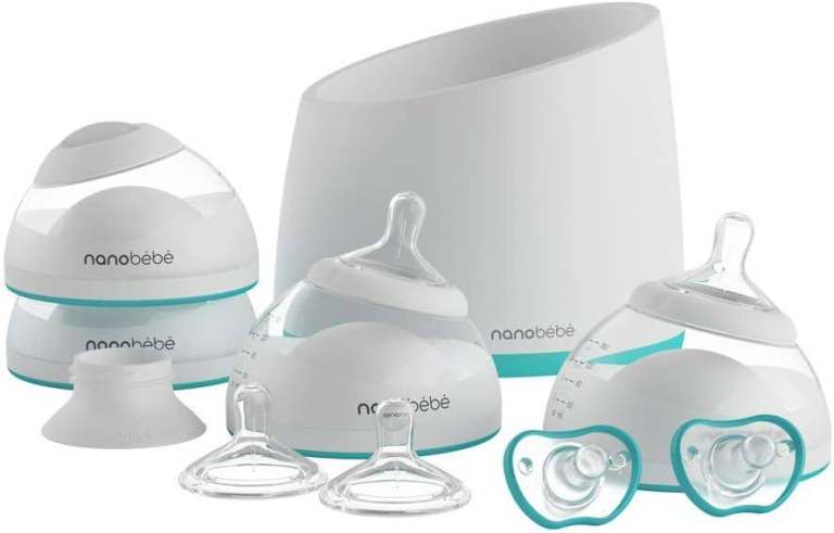 Nanobebe Breastfeeding Baby Bottles Starter Set 1