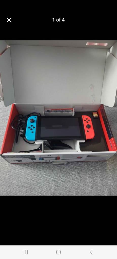 Nintendo switch console hardly used 