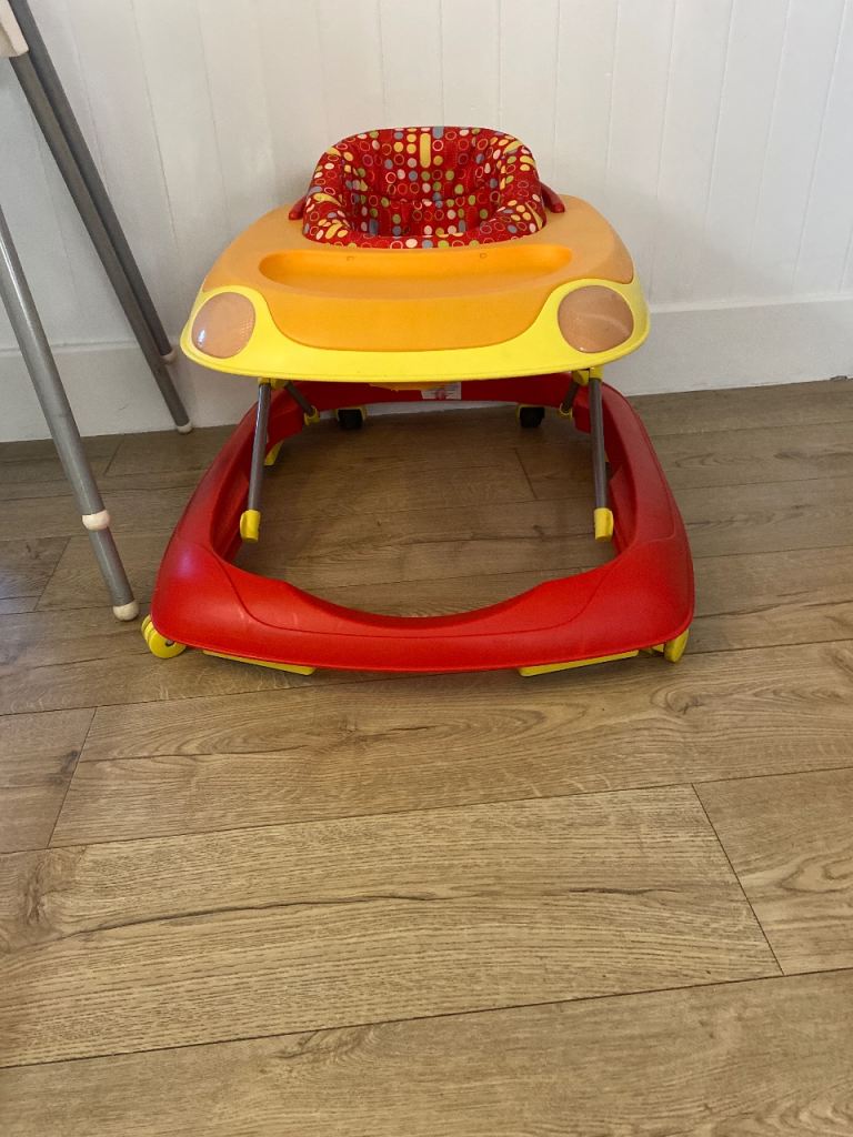 Colourful baby walker