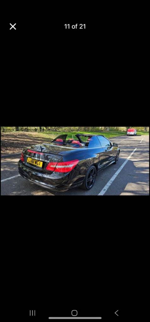 Mercedes-Benz, E CLASS, Convertible, 2011, Semi-Auto, 2143 (cc), 2 doors