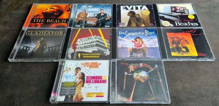 SOUNDTRACK CD'S X 10.
